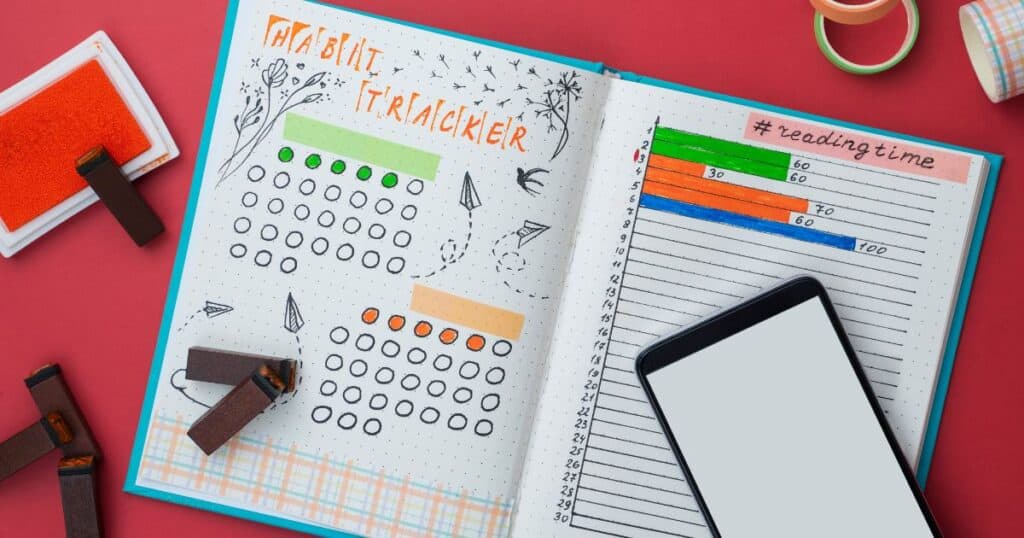 Colorful ADHD-friendly habit tracker making routines fun.